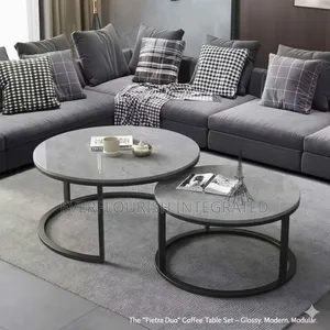 Marble Top 2in1 Centre Table