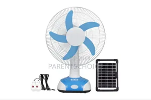12inch Ac Dc Rechargeable Battery Table Fan Solar Desk Fan