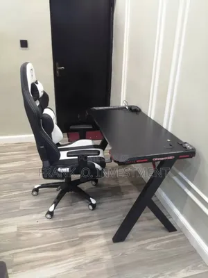 Electric Game Desk With Game Chair