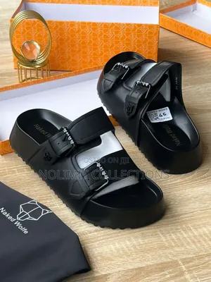 Naked Wolfe Leather Slides