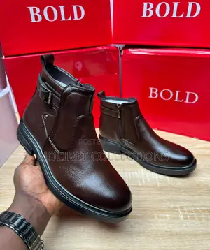 Bold Ankle High Leather Boots