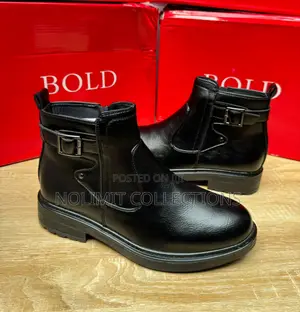 Bold Ankle High Leather Boots
