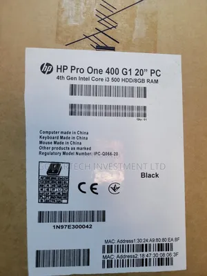 New Desktop Computer HP AiO 20 8GB Intel Core i3 HDD 500GB