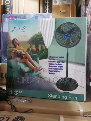 Ml Standing Fan With a Year Warranty and Safe Delivery
