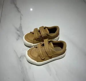 Kids Leather Canvas Shoes