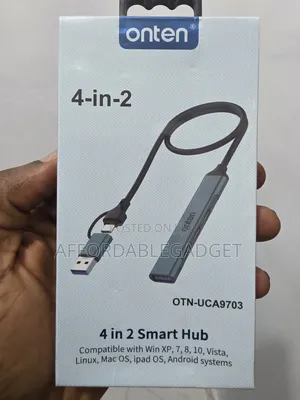 Onten 4 in 2 Smart 3 Port Type C Hub