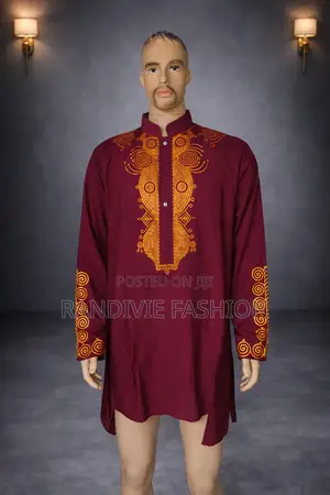Mahraja Long Shirt [Wine]