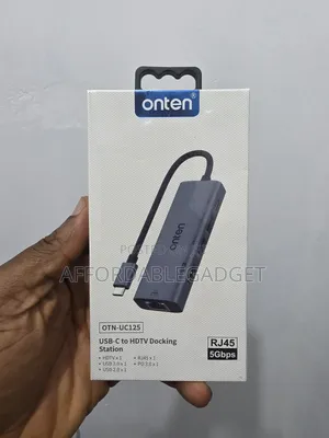 Onten Usb C to HDTV Docking Station Rj45 5gbps