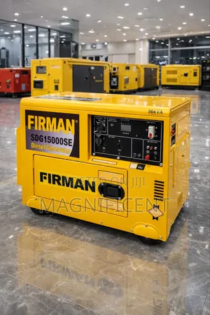Firman Sdg15000se 15kva Soundproof Diesel Generator – Heavy Duty Indus