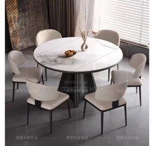 Modern Round Marble Table With Chairs