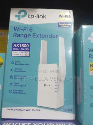 Tp-Link Wi-Fi 6 Range Extender Ax1500 Dual Band