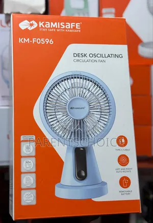 Kamisafe Rechargeable Table Fan