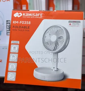 Kamisafe Foldable Rechargeable Table Fan