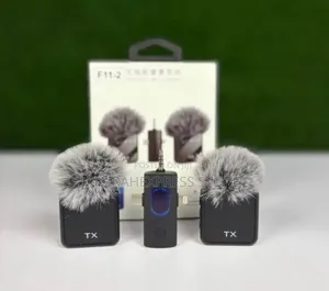 F11-2 3in1 Wireless Microphone, Noise Cancellation Wireless Mic
