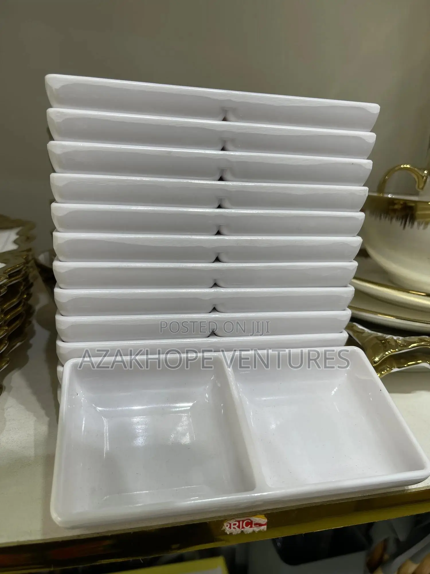 Divider Snack/Sauce Plates