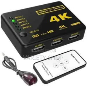 Automatic Hdmi Selector 5 Ports With Remote