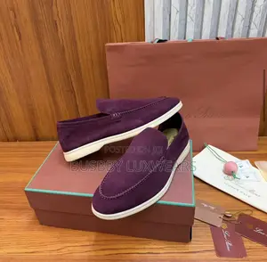 Loro Piana Summer Walk Suede Loafers for Men