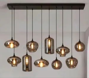Glass Drop Chandelier Light