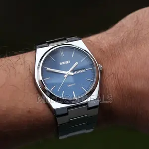 Stainless Strap Silver Men's Wrist Classic Watch