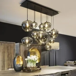 Incandescent Glass Ceiling Chandelier Light