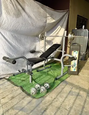 Weight Bench With New 50kg Weight