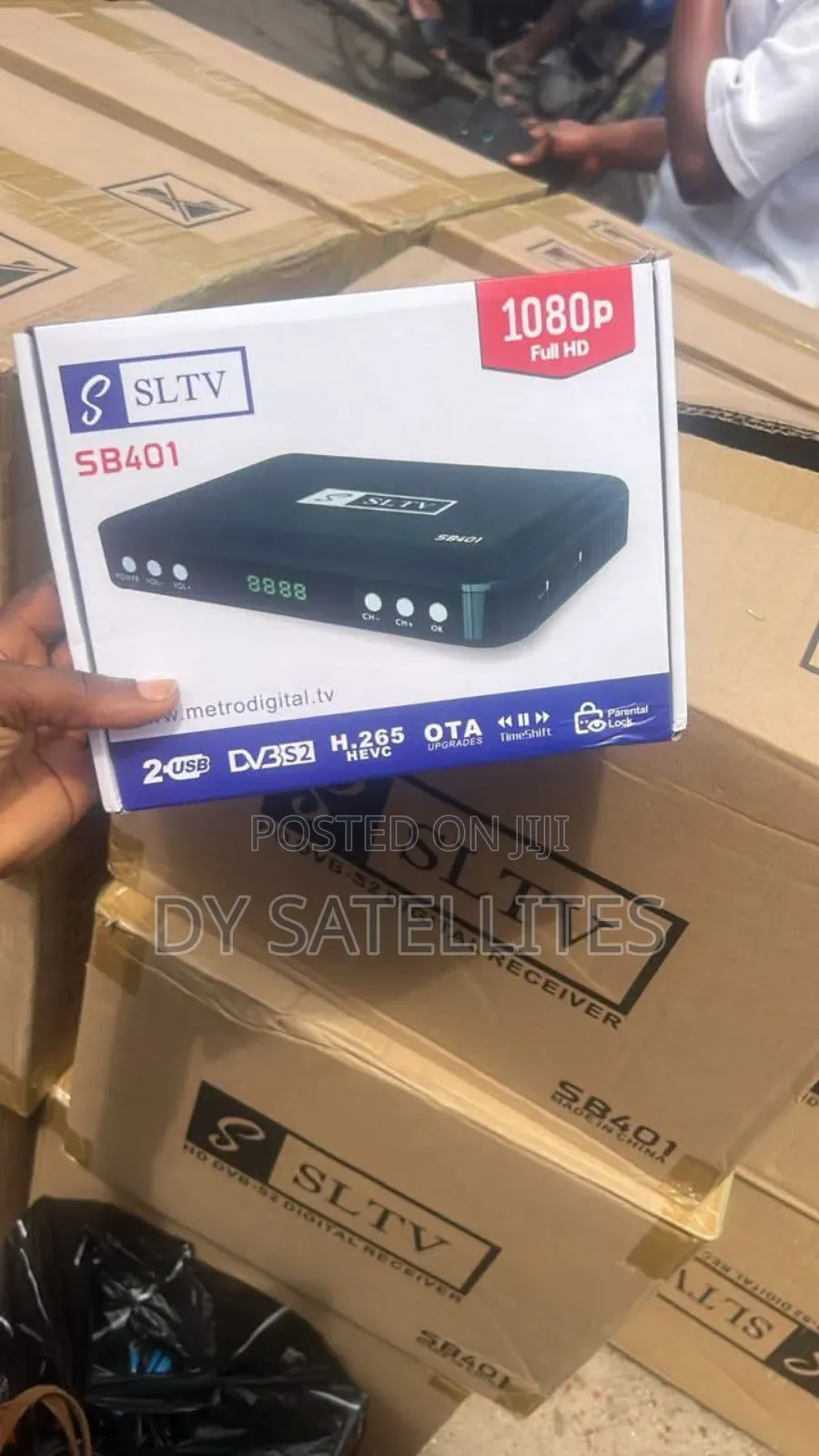 SLTV 401 Decoder and Dish