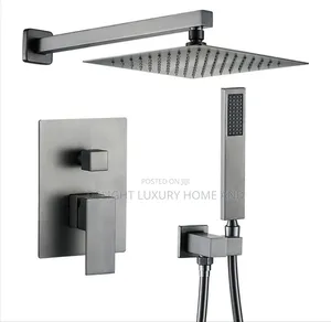 5 Way Conduit Shower Black Color