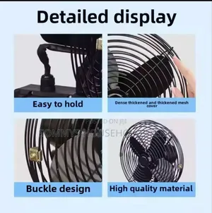 Portable Wireless Charging Fan With 2rechargeable Batteries