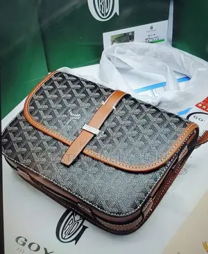 Goyard Quality Luxury Men Genuine Leather Cross Bag