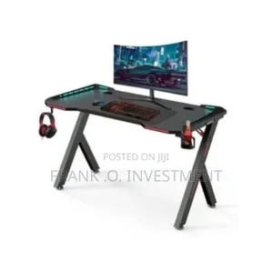 Game Studio Led Table - Metal + Abs Plastics - Black