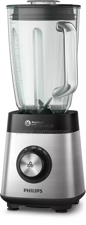 Philips Blender Problend Tech 1000w 2l Glass Jar-Hr3573/91