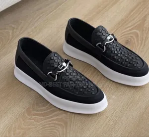 Men's Luxury White Sole Shoe