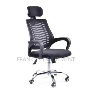 Headrest Leather Office Chair