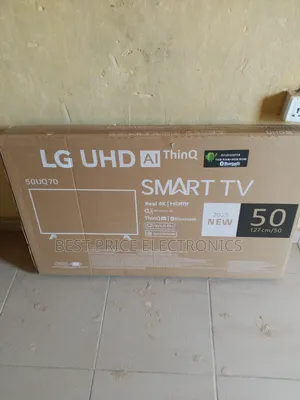 50 Inches Smart Television Set Frameless.