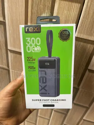 Power Bank (Rexi 30000 Mah Fast Charging Power Bank.)