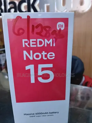 New Xiaomi Redmi Note 15 128 GB Red