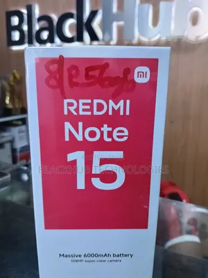 New Xiaomi Redmi Note 15 256 GB Black
