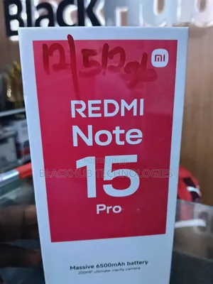 New Xiaomi Redmi Note 15 Pro 512 GB Black