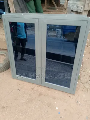 Window Aluminium Casement With Net and Burglary
