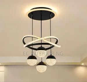 Luxury Acrylic Crystal Chandelier Fit for Living Room, Bedroom