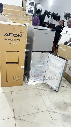 Aeon 138l Modern Kitchen Double Door Refrigerator Art-138g