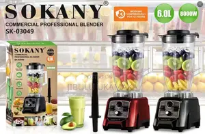 Sokany 6 Liters Commercial Professional Blender (03049)