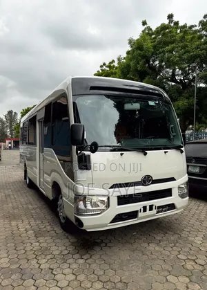 New Toyota Coaster 2025 White
