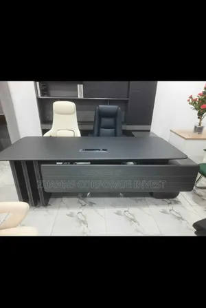 Black Executive Office Table