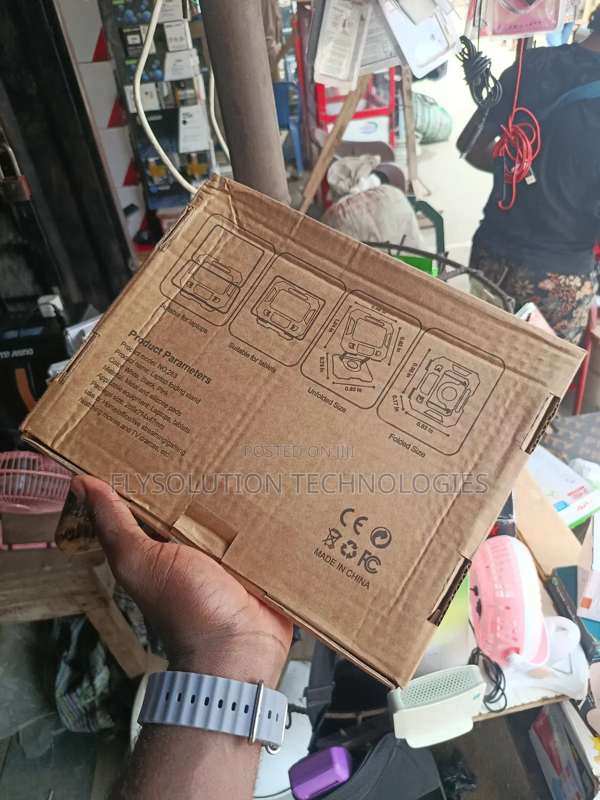360° Rotatable Foldable Metal Stand