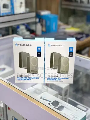 Powerology 20000mah Magsafe Aluminum Power Bank.