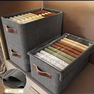 Faux Leather Hamper Box/Bag