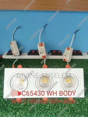 3in1 Double Recess White Body