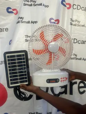 Pay Small Small Presto Solar Table Fan On Cdcare.App