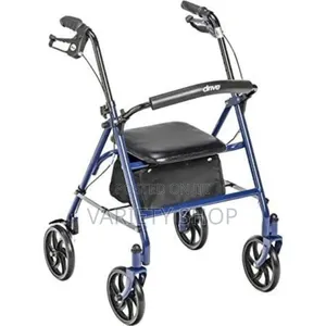 Foldable Rollator Walker Walking Frame Mobility Aid